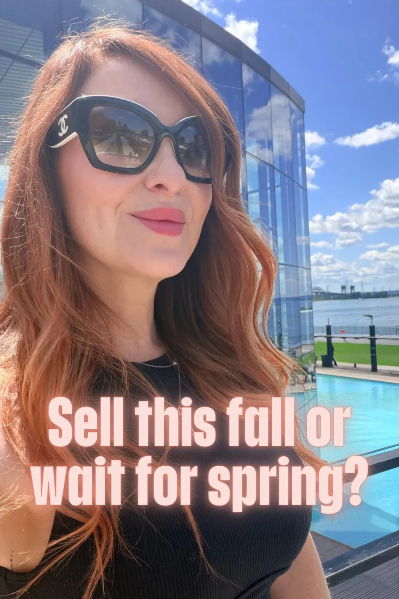 Burlington street in autumn — selling this fall or waiting for spring