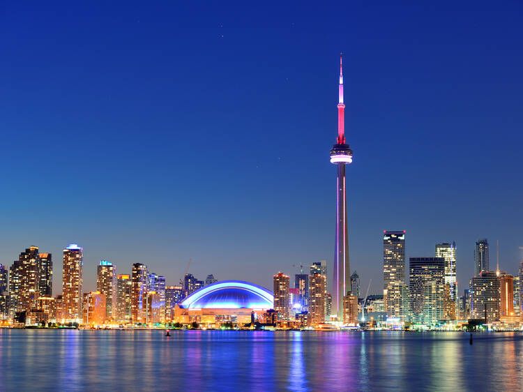 Toronto skyline with CN Tower